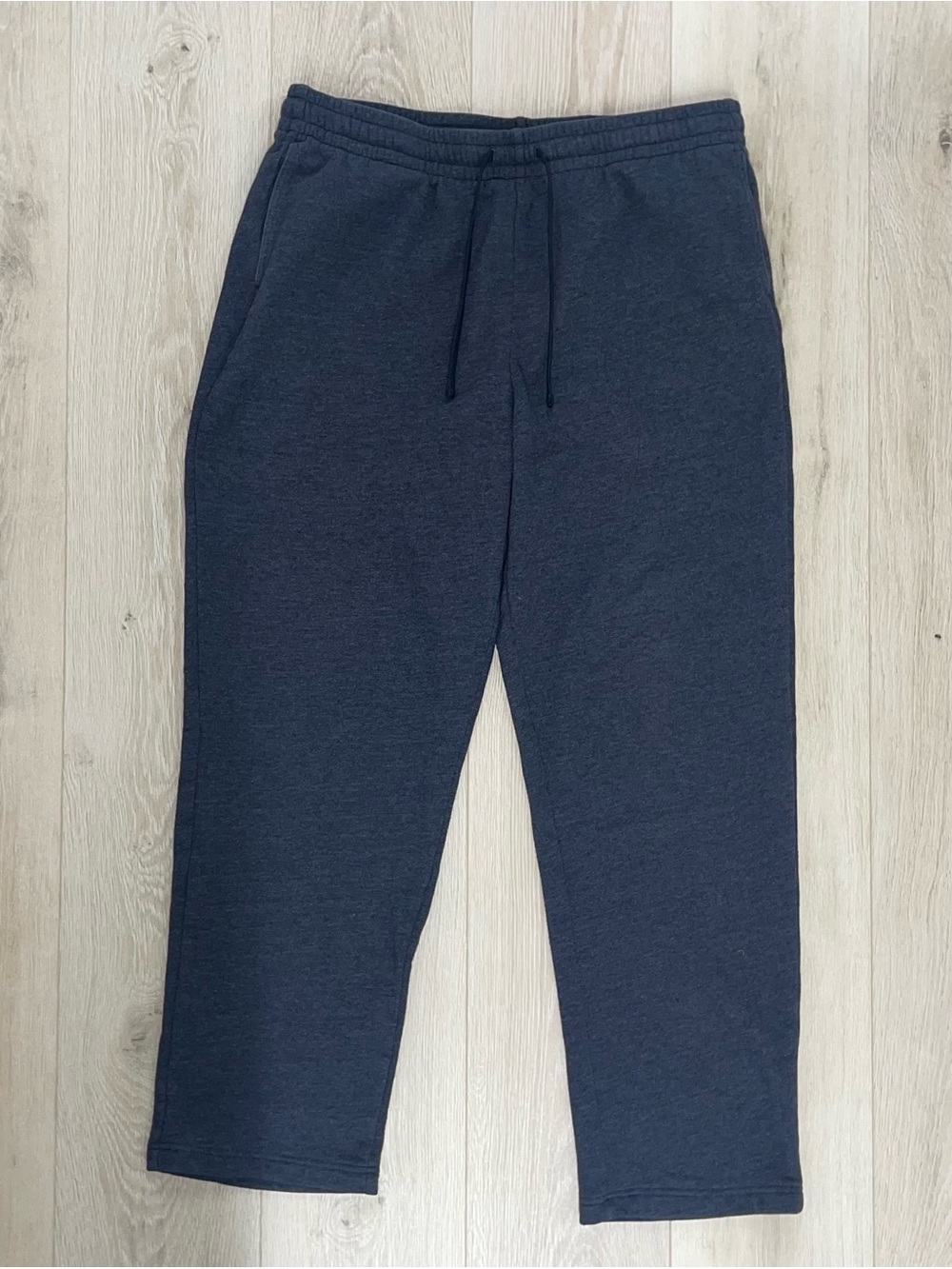 Tek Gear Ultrasoft Fleece Sweatpants Mens Large Dark Heather Gray Straight Leg